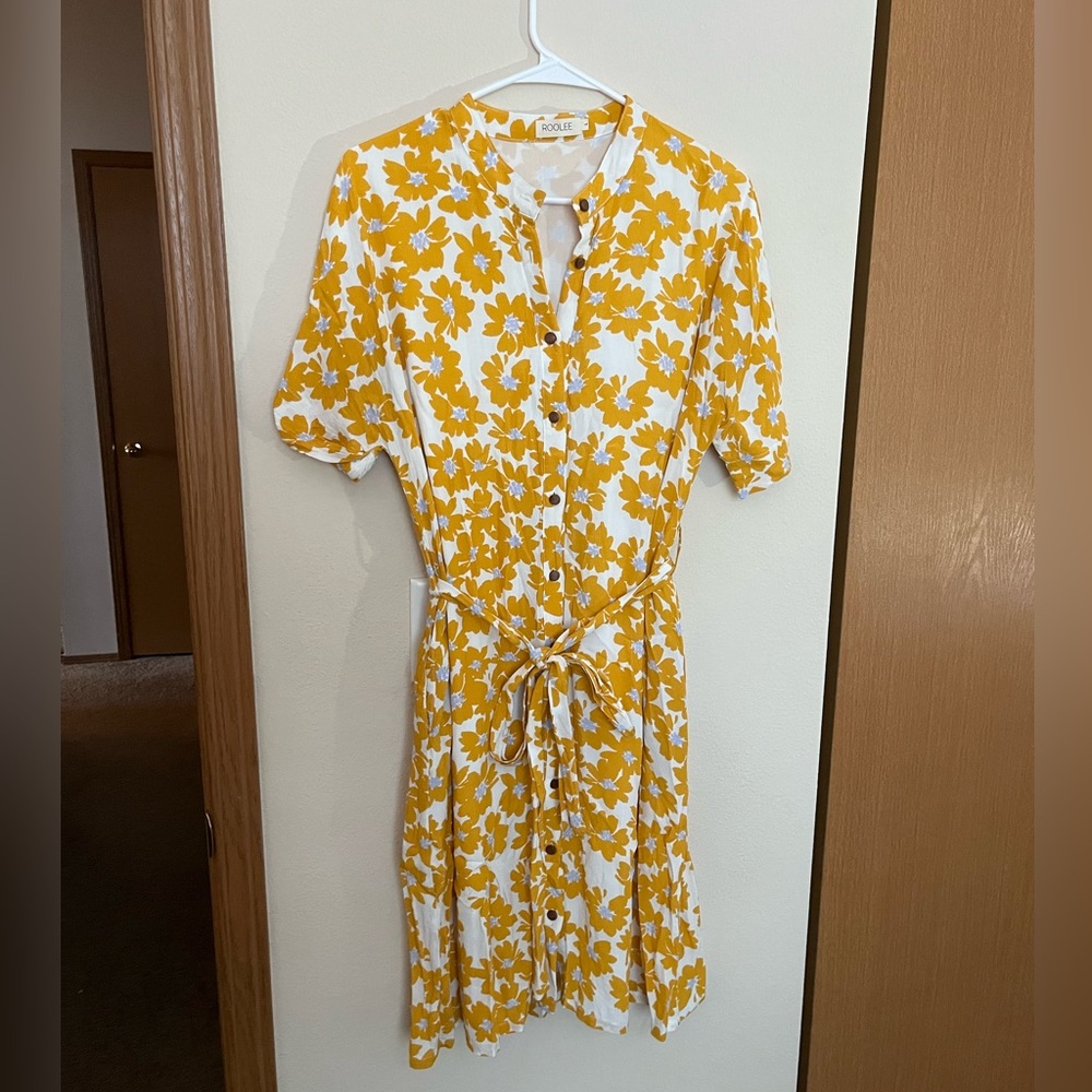 Roolee Floral Dress Womens L